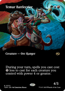 Temur Battlecrier (Borderless) (TDM-372)  Foil - Tarkir: Dragonstorm: (Showcase)