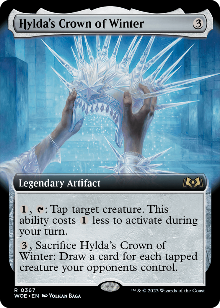 Hylda's Crown of Winter (Extended Art) (WOE-367)  Foil - Wilds of Eldraine: (Extended Art)
