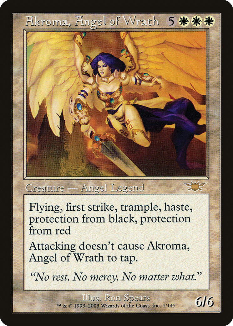Akroma, Angel of Wrath (LGN-001)  - Legions