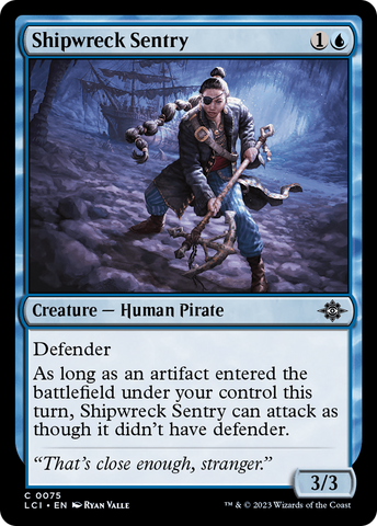 Shipwreck Sentry (LCI-075)  Foil - The Lost Caverns of Ixalan