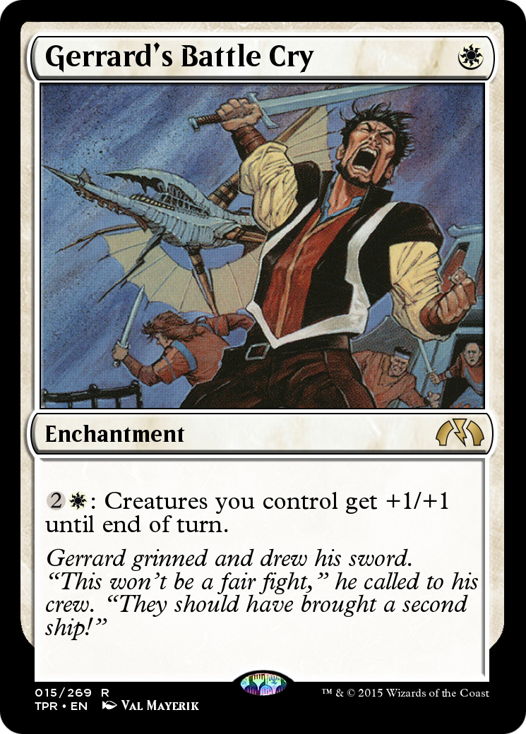 Gerrard's Battle Cry (TPR-015)  Foil - Tempest Remastered