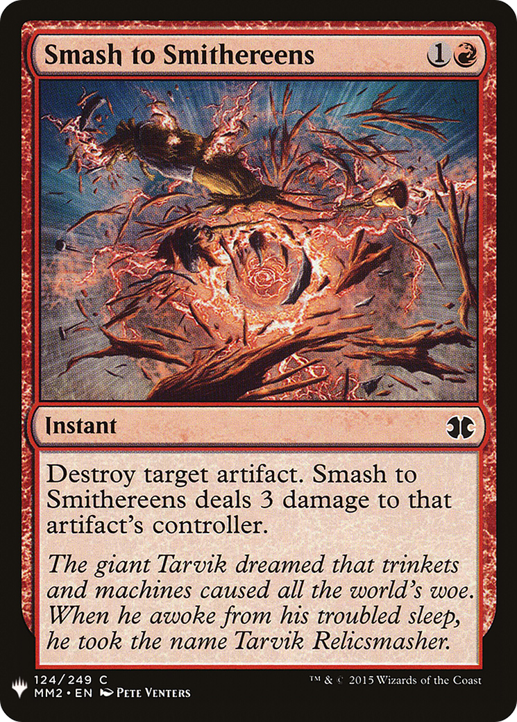Smash to Smithereens (LIST-124)  - The List
