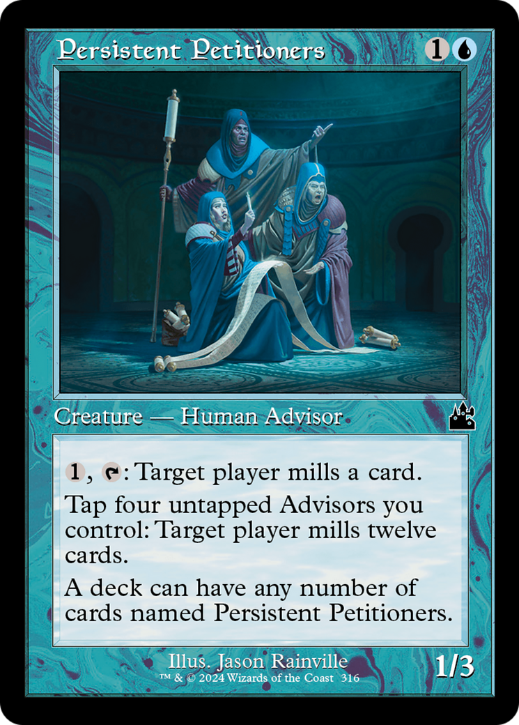 Persistent Petitioners (Retro Frame) (RVR-316) - Ravnica Remastered Foil