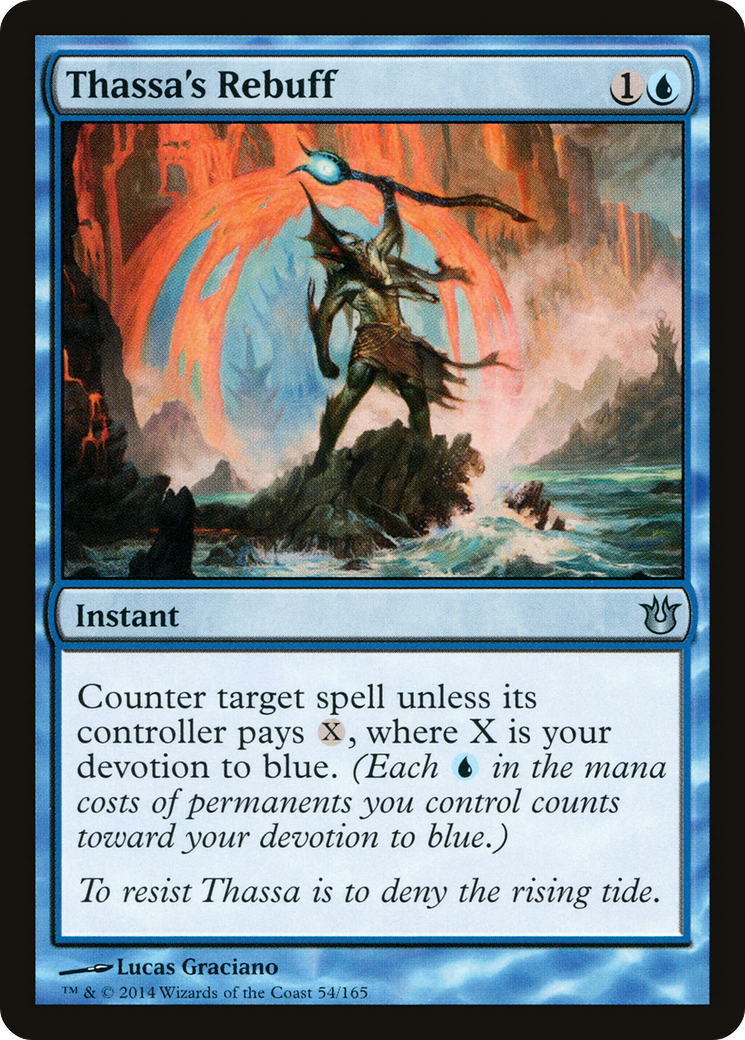 Thassa's Rebuff (BNG-054)  Foil - Born of the Gods