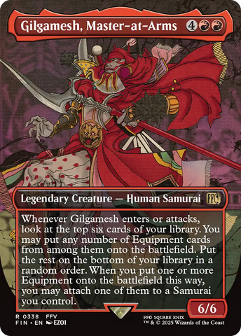 Gilgamesh, Master-at-Arms (Borderless) (FIN-338)  Foil - FINAL FANTASY