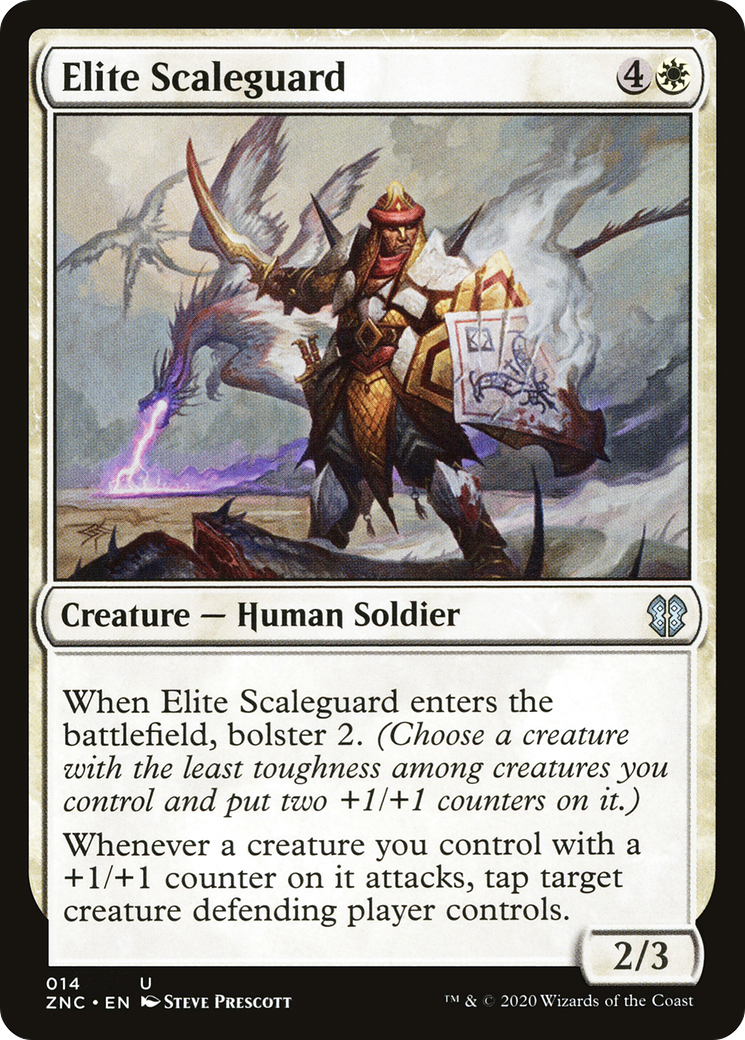Elite Scaleguard (ZNC-014)  - Zendikar Rising Commander