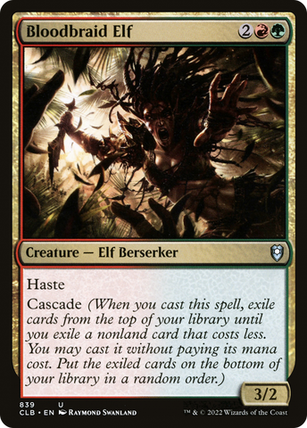 Bloodbraid Elf (CLB-839)  - Commander Legends: Battle for Baldur's Gate