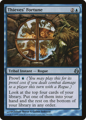 Thieves' Fortune (MOR-054)  Foil - Morningtide