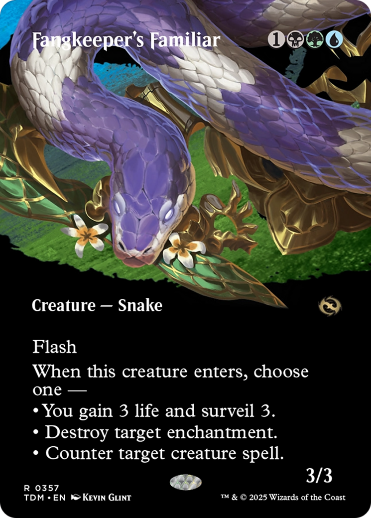 Fangkeeper's Familiar (Borderless) (TDM-357)  Foil - Tarkir: Dragonstorm: (Showcase)