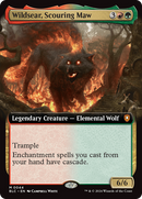 Wildsear, Scouring Maw (Extended Art) (BLC-044)  - Bloomburrow Commander