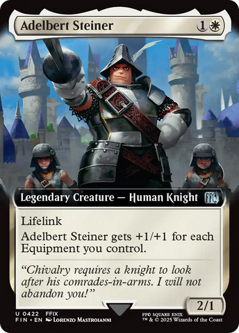 Adelbert Steiner (Extended Art) (FIN-422)  Foil - FINAL FANTASY: (Extended Art)