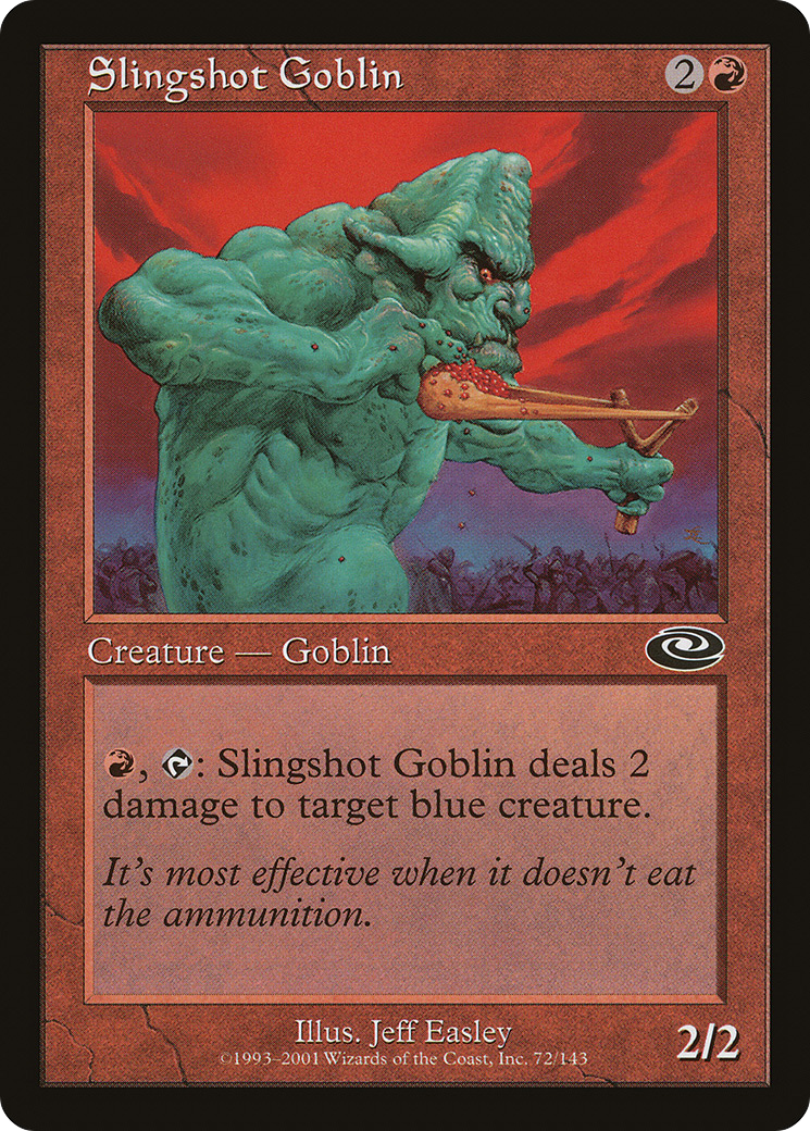 Slingshot Goblin (PLS-072)  Foil - Planeshift