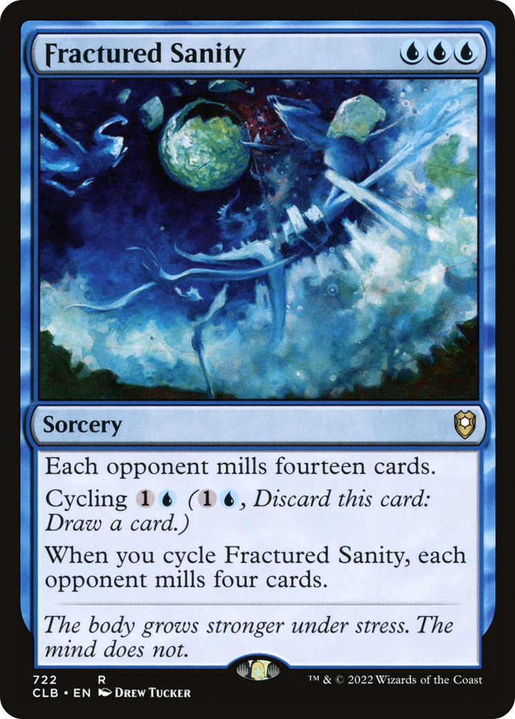 Fractured Sanity (CLB-722)  - Commander Legends: Battle for Baldur's Gate