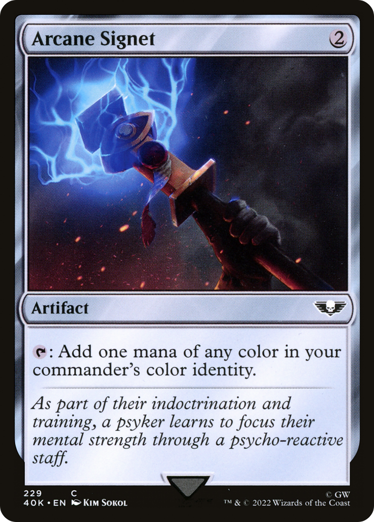 Arcane Signet (229) (40K-229)  - Warhammer 40,000 Commander