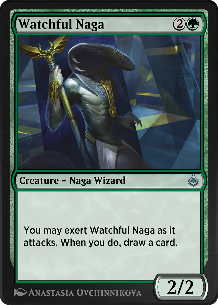 Watchful Naga (AKR-225)  - Amonkhet Remastered
