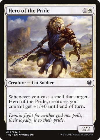 Hero of the Pride (THB-022)  Foil - Theros Beyond Death