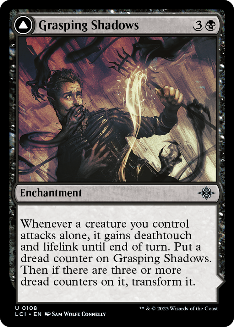Grasping Shadows (LCI-108)  Foil - The Lost Caverns of Ixalan