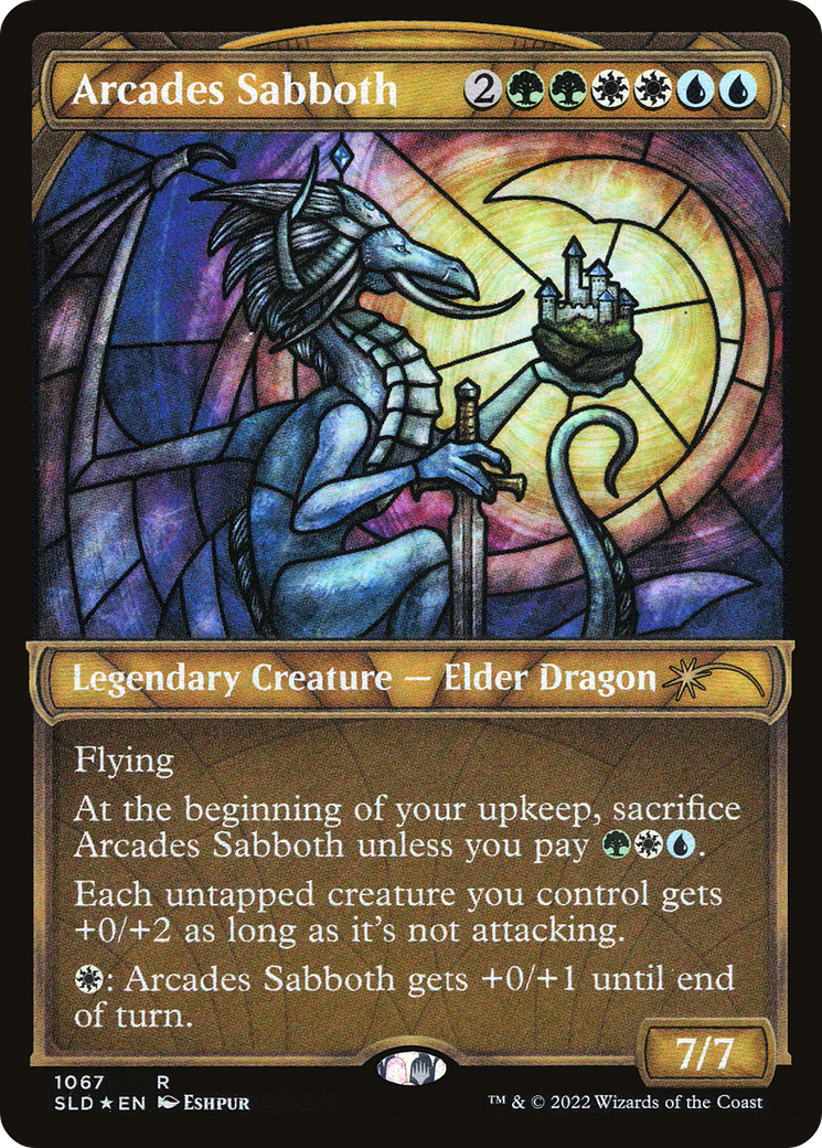 Arcades Sabboth (Stained Glass) (Textured Foil) (SLD-1067)  Foil - Secret Lair Drop: (Showcase)