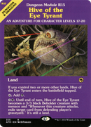 Hive of the Eye Tyrant (Dungeon Module) (AFR-355)  - Adventures in the Forgotten Realms: (Showcase)