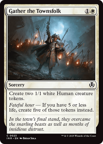 Gather the Townsfolk (INR-023)  - Innistrad Remastered