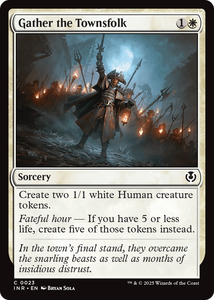Gather the Townsfolk (INR-023) - Innistrad Remastered Foil