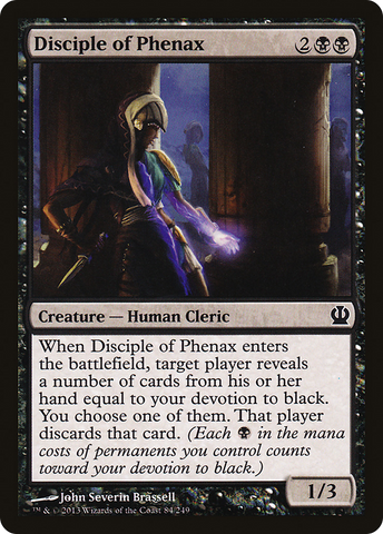 Disciple of Phenax (THS-084)  Foil - Theros