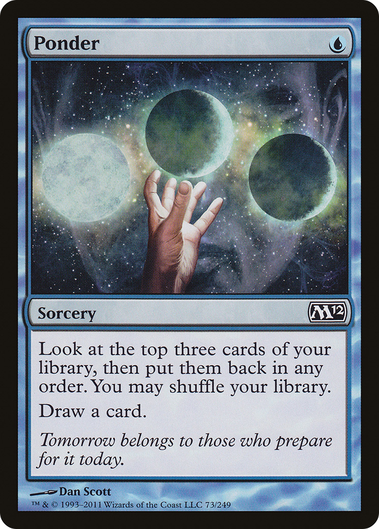 Ponder (M12-073)  Foil - Magic 2012
