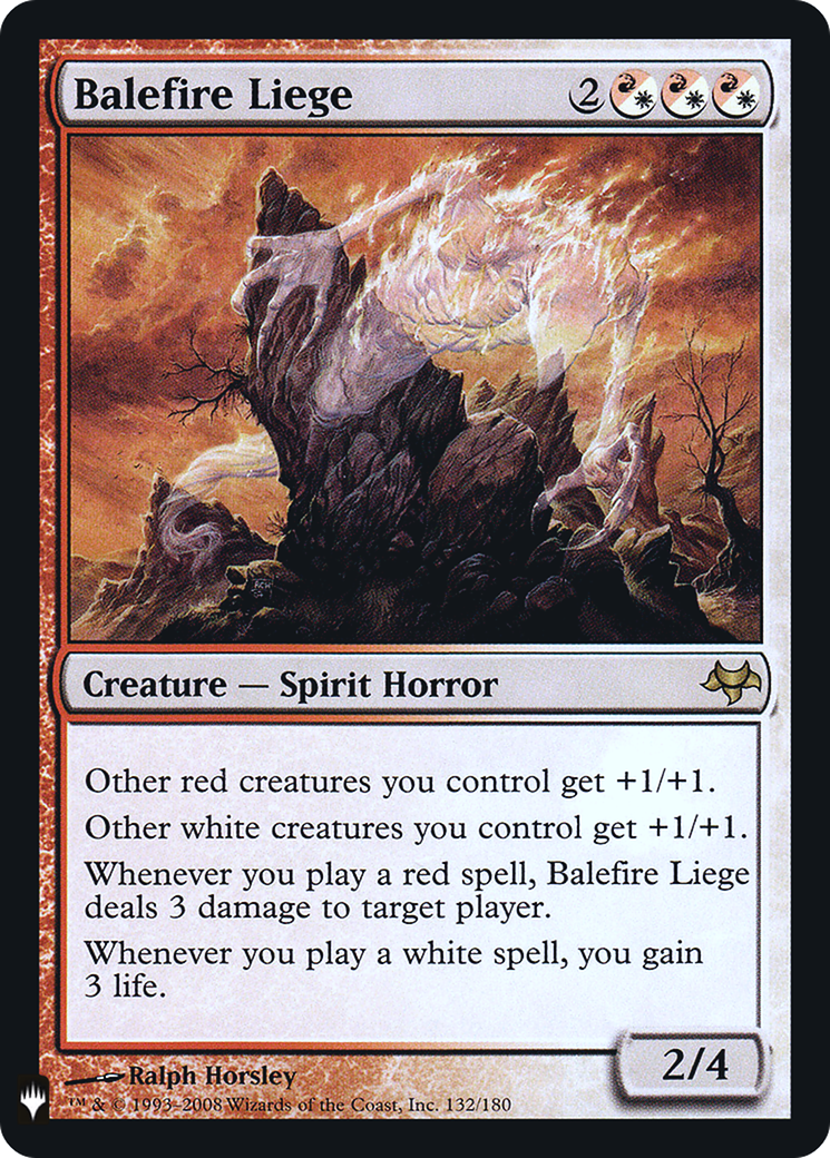 Balefire Liege (LIST-132)  - The List