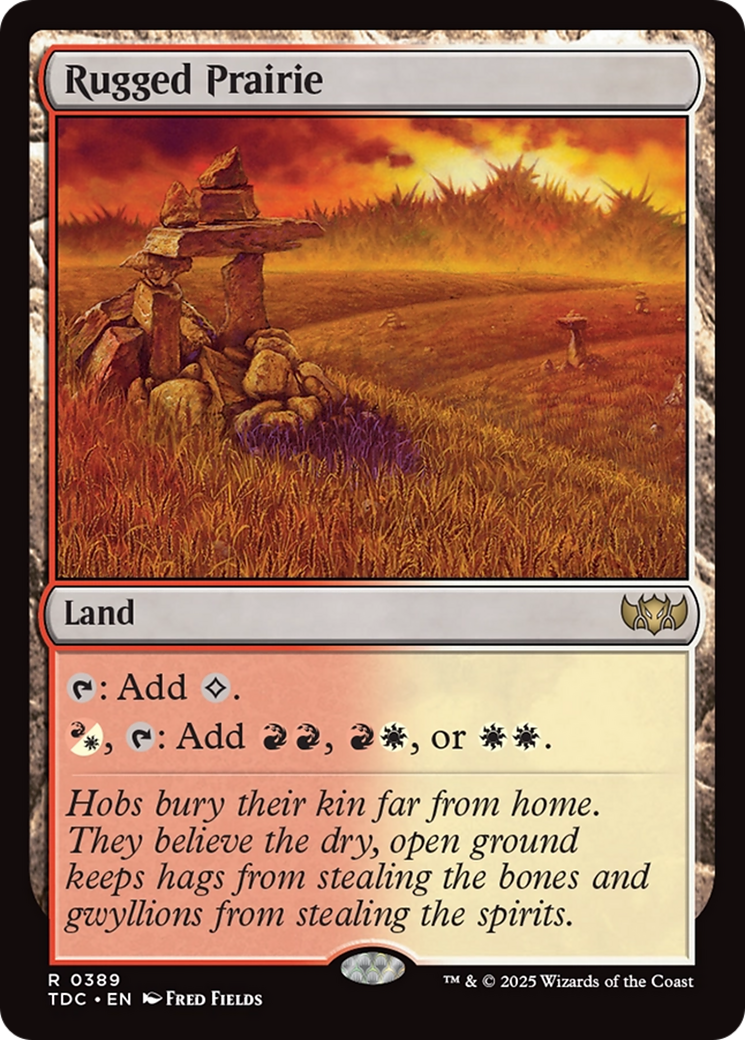 Rugged Prairie (TDC-389) - Commander: Tarkir: Dragonstorm