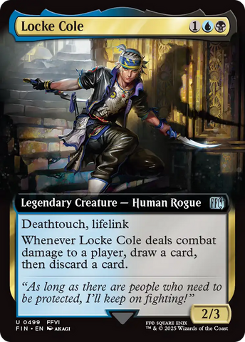 Locke Cole (Extended Art) (FIN-499)  Foil - FINAL FANTASY: (Extended Art)