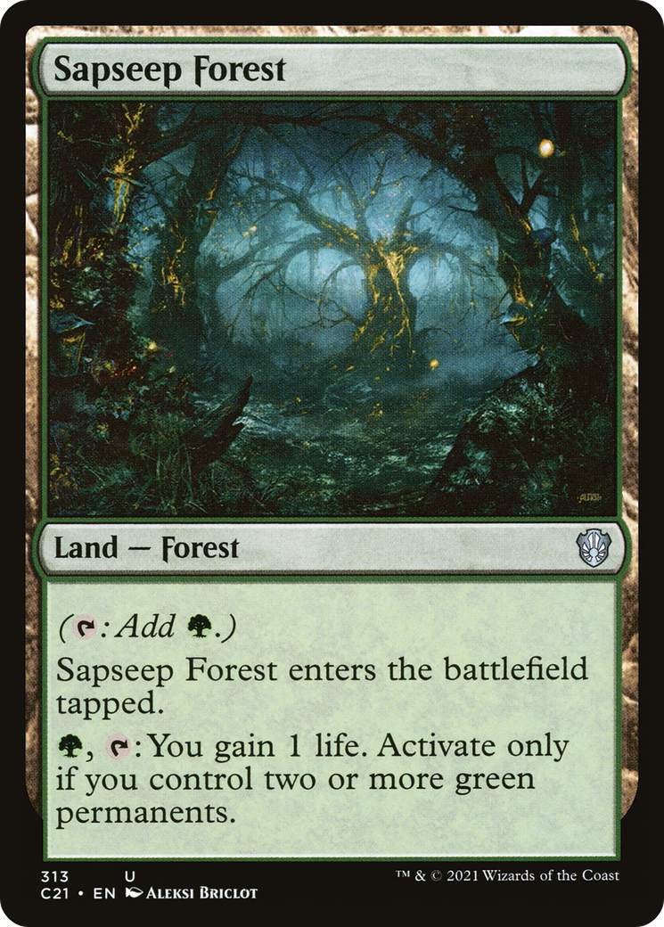 Sapseep Forest (C21-313)  - Commander 2021