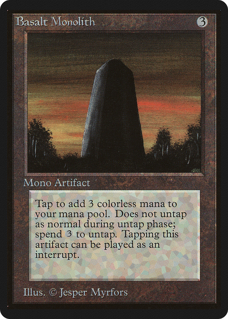 Basalt Monolith (LEB-)  - Limited Edition Beta
