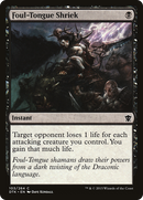 Foul-Tongue Shriek (DTK-103)  Foil - Dragons of Tarkir