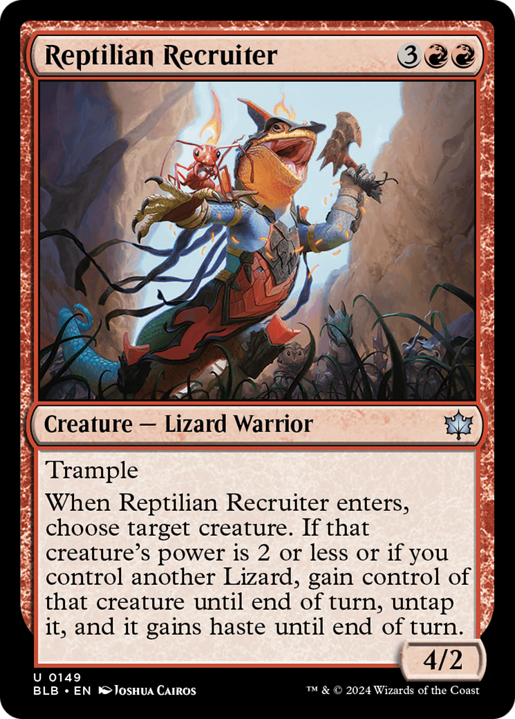 Reptilian Recruiter (BLB-149)  - Bloomburrow