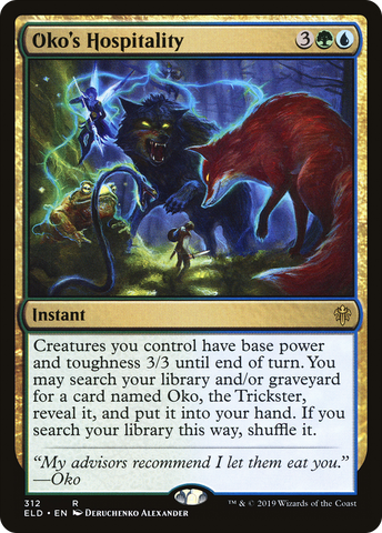 Oko's Hospitality (ELD-312)  - Throne of Eldraine
