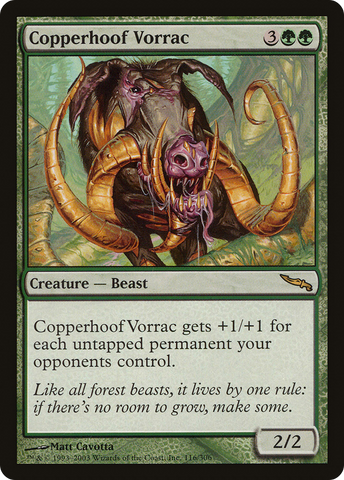 Copperhoof Vorrac (MRD-116) - Mirrodin