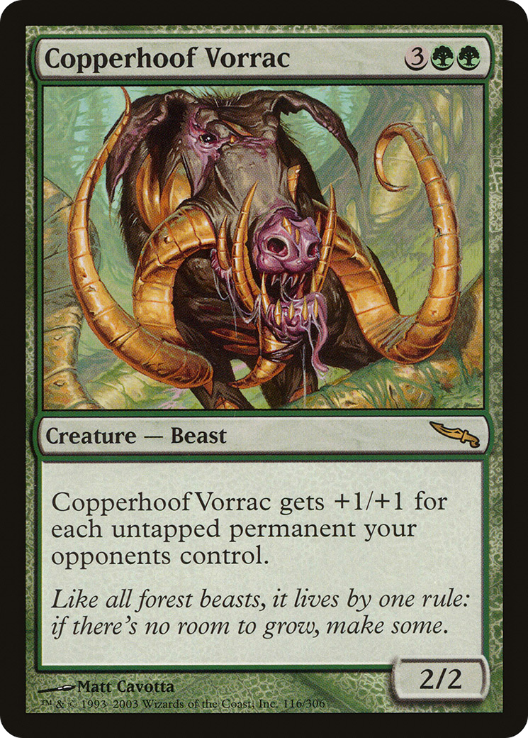 Copperhoof Vorrac (MRD-116)  Foil - Mirrodin