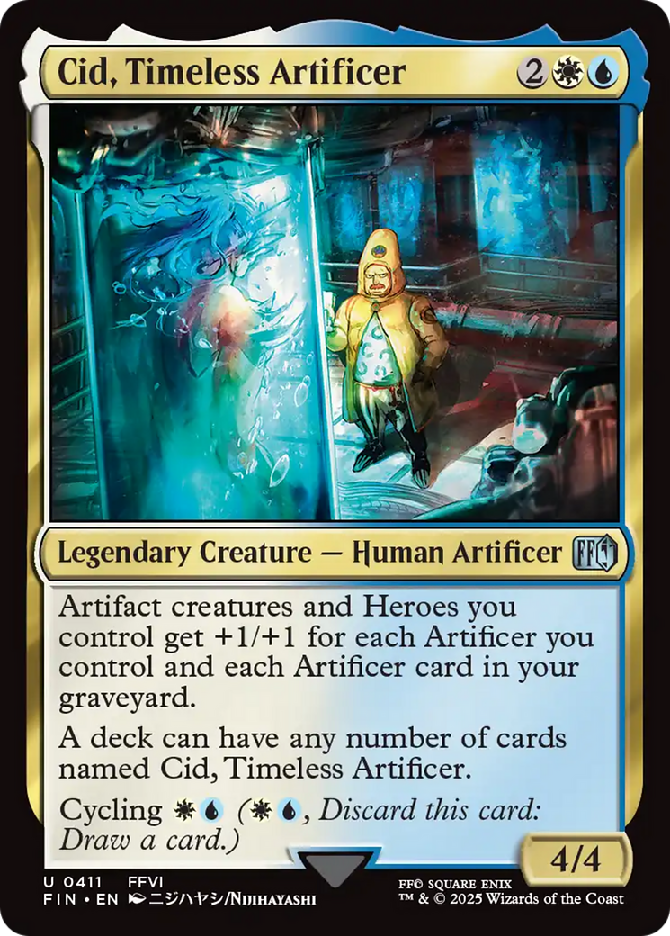Cid, Timeless Artificer (FIN-411) - FINAL FANTASY Foil