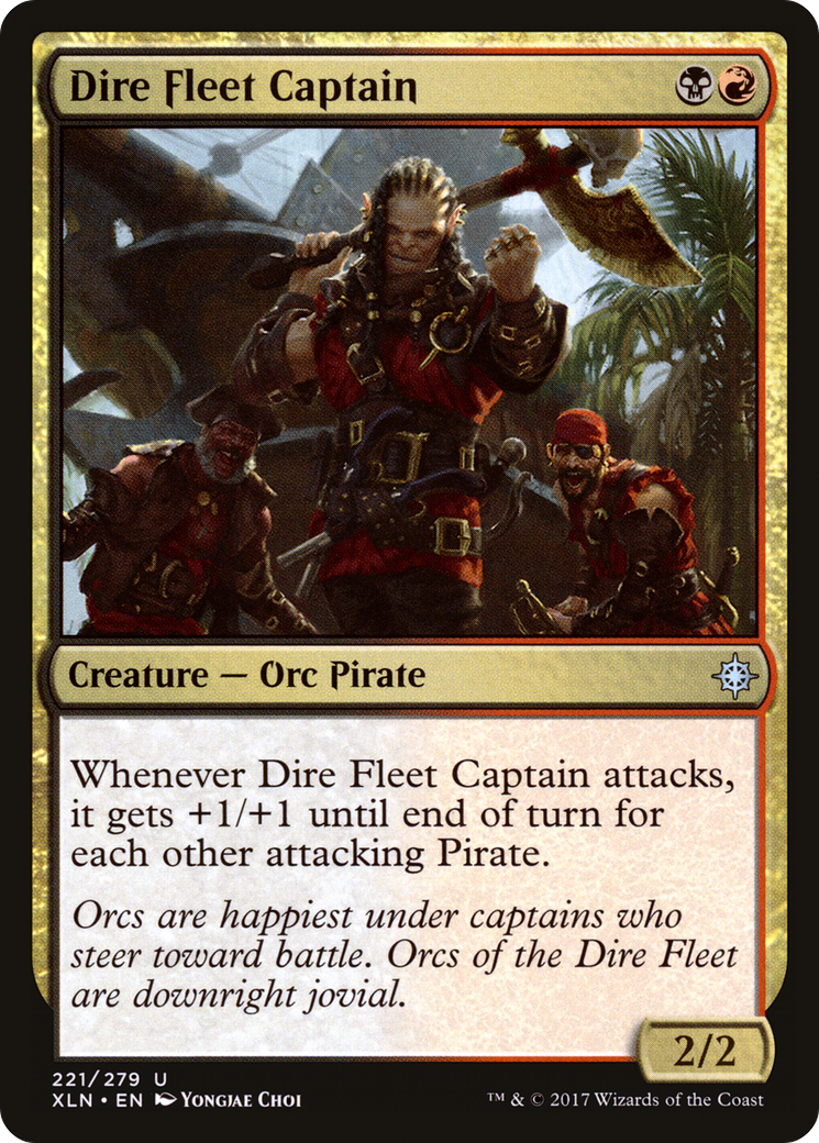 Dire Fleet Captain (XLN-221)  - Ixalan