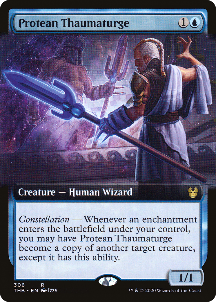 Protean Thaumaturge (Extended Art) (THB-306)  Foil - Theros Beyond Death: (Extended Art)