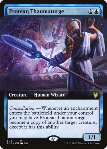Protean Thaumaturge (Extended Art) (THB-306)  Foil - Theros Beyond Death: (Extended Art)
