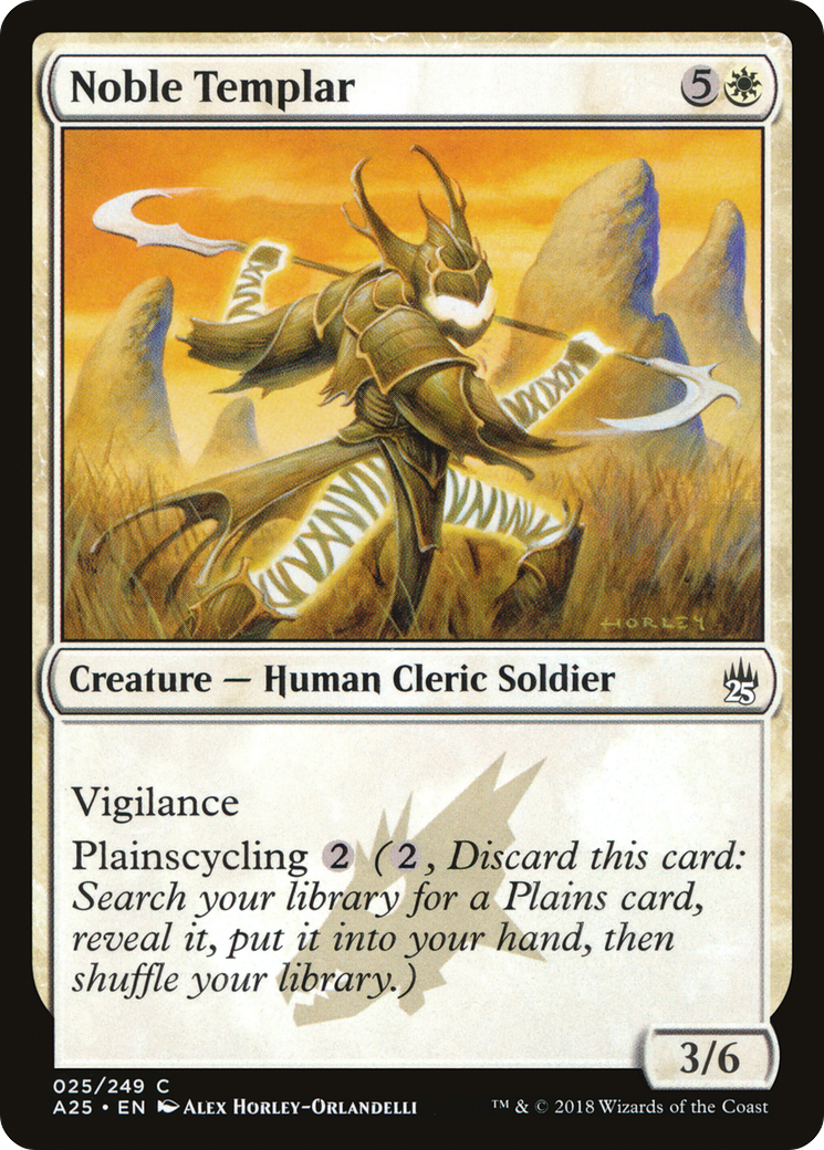 Noble Templar (A25-025)  Foil - Masters 25