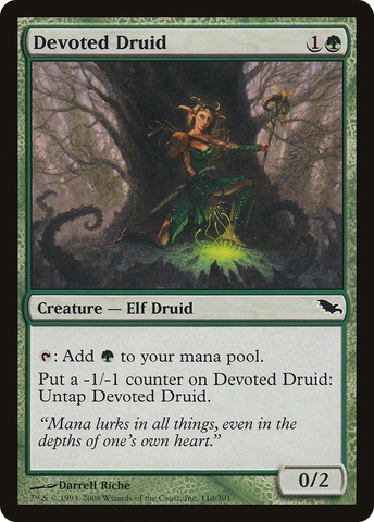 Devoted Druid (SHM-110)  Foil - Shadowmoor