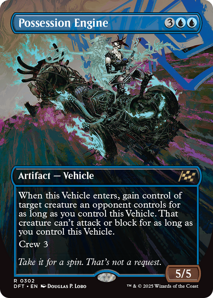 Possession Engine (Borderless) (DFT-302)  Foil - Aetherdrift