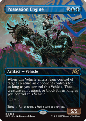 Possession Engine (Borderless) (DFT-302)  Foil - Aetherdrift