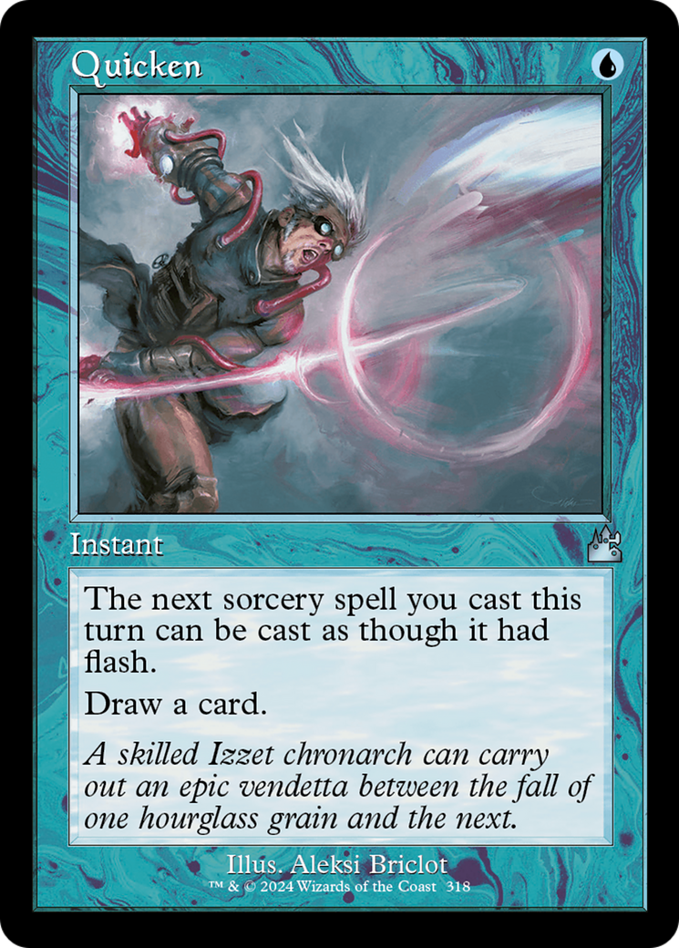 Quicken (Retro Frame) (RVR-318)  Foil - Ravnica Remastered