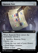 Ransom Note (0357) (Extended Art) (MKC-357)  - Murders at Karlov Manor Commander: (Extended Art)