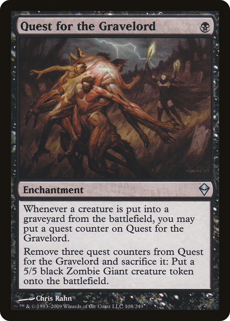 Quest for the Gravelord (ZEN-108)  Foil - Zendikar