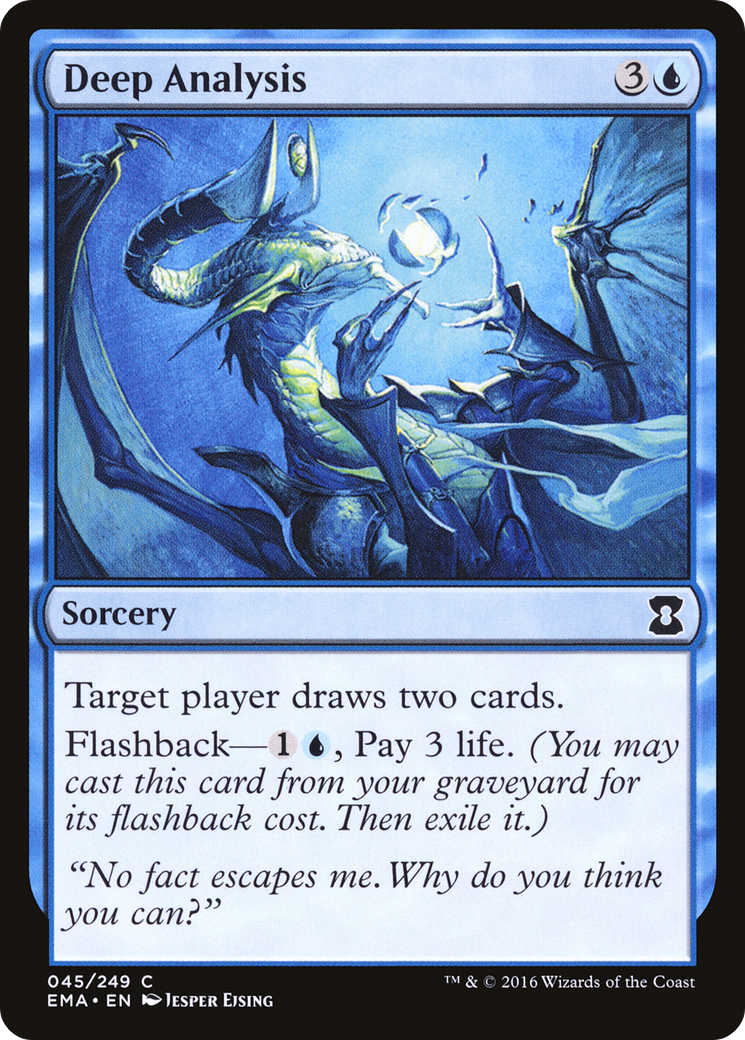 Deep Analysis (EMA-045)  Foil - Eternal Masters