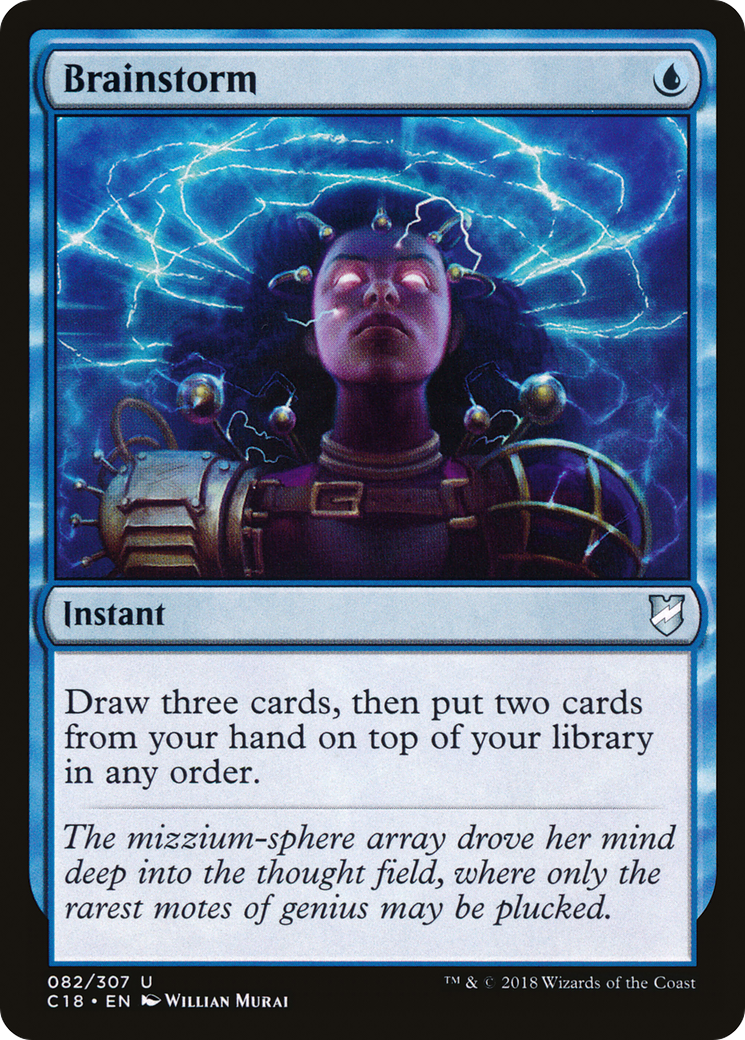 Brainstorm (C18-082)  - Commander 2018